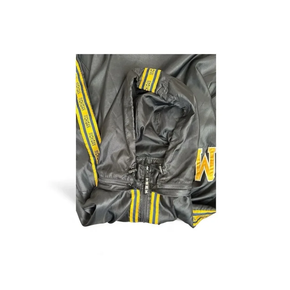 Michigan Vintage 90s University TANK Windbreaker Jacket - XXL